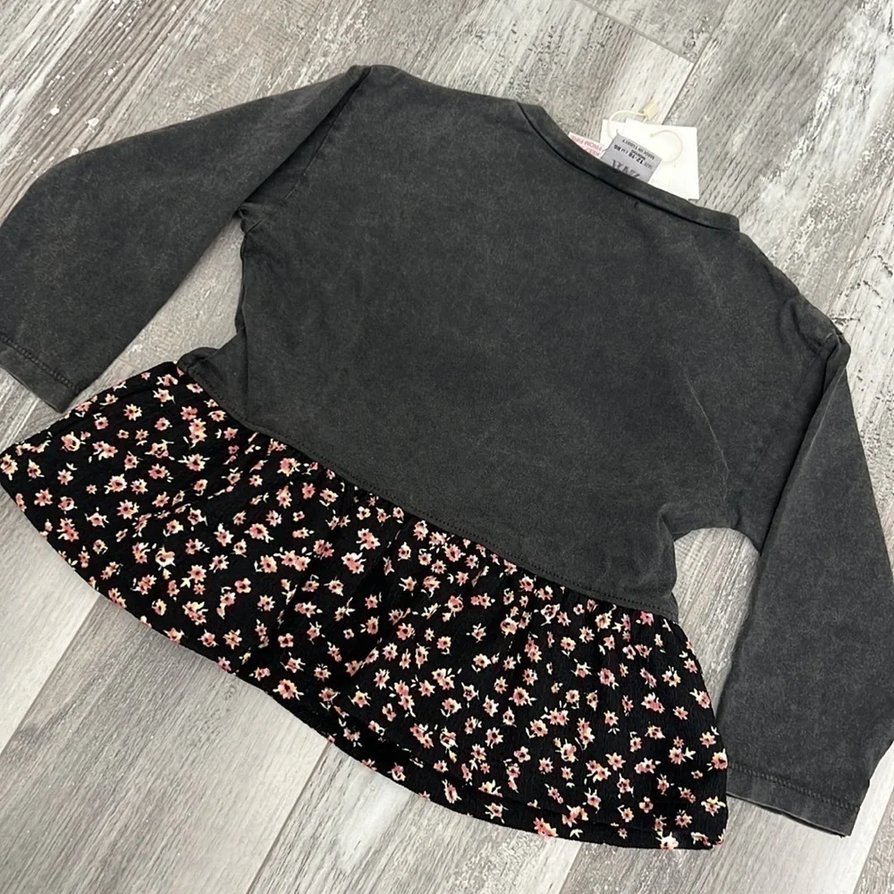 Zara Combination Plush Top